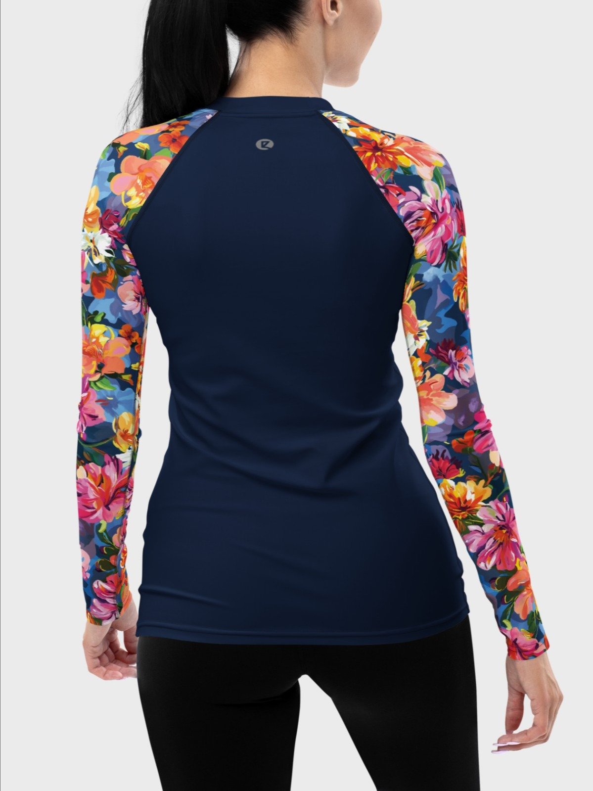 Rash Guard "Bold Abstract Florals" product image (4)