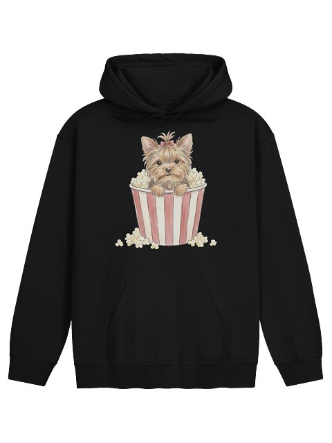 Movie Night Yorkie Hoodie