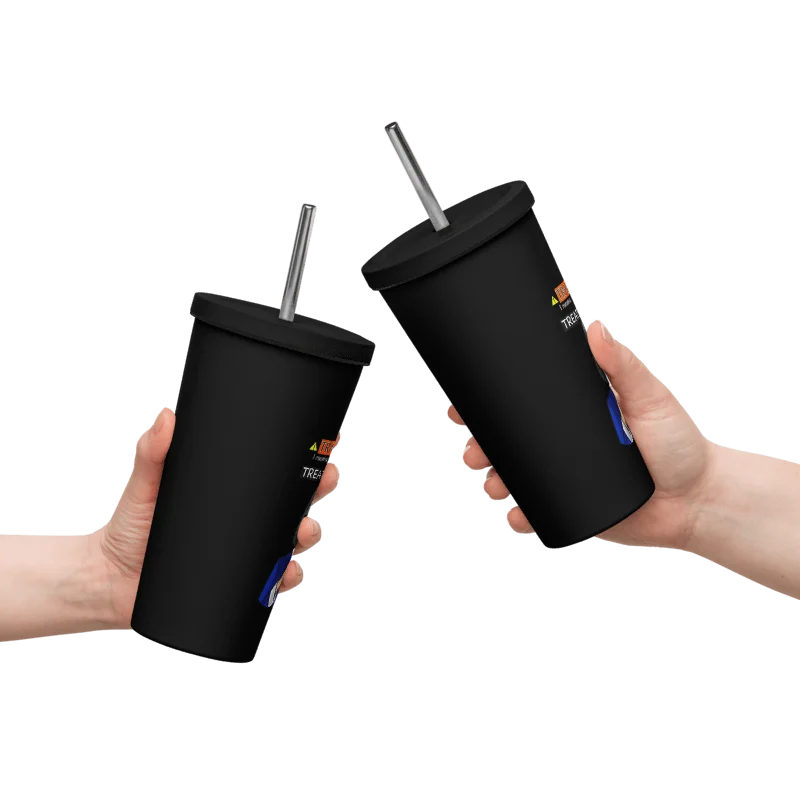 Trade Offer Human-Cat Meme Insulated Tumbler with a Straw - Multicolor product image (8)