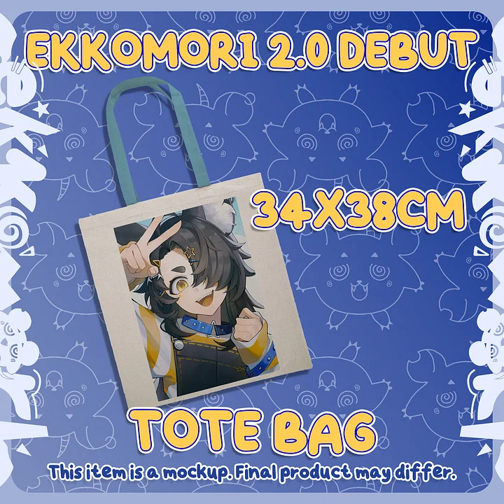 Ekkomori Debut Canvas Tote Bag [PREORDER] product image (1)