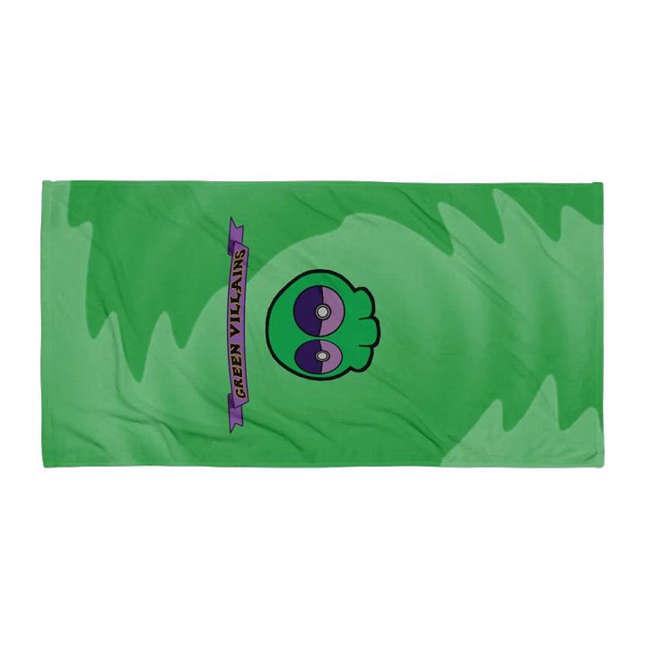 GREEN SKULL TOWEL! product image (1)
