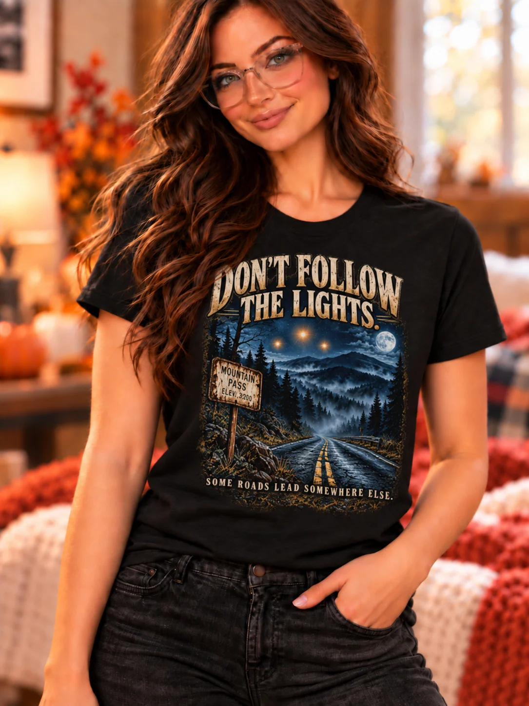 Don’t Follow the Lights T-Shirt – UFO Appalachian Mystery Tee product image (2)