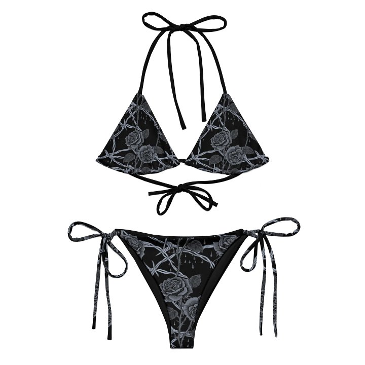Barbed Wire & Roses String Bikini Set product image (1)