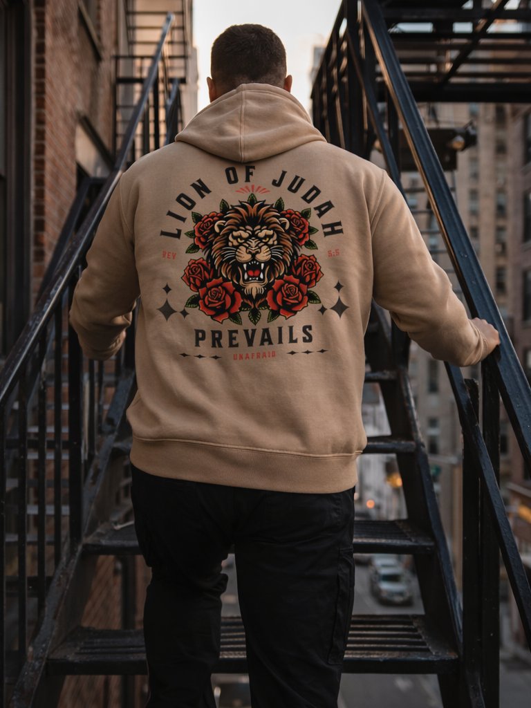 Lion Of Judah Premium Dyed Hoodie product image (1)