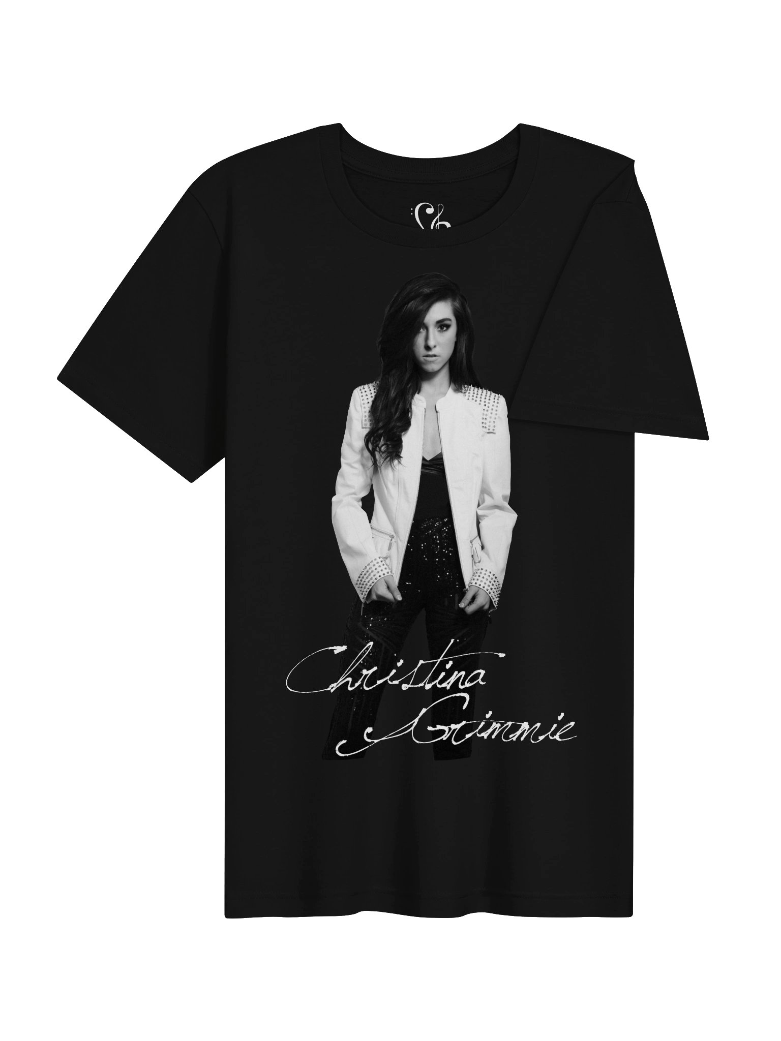 Christina Grimmie Legacy B&W Tee product image (4)
