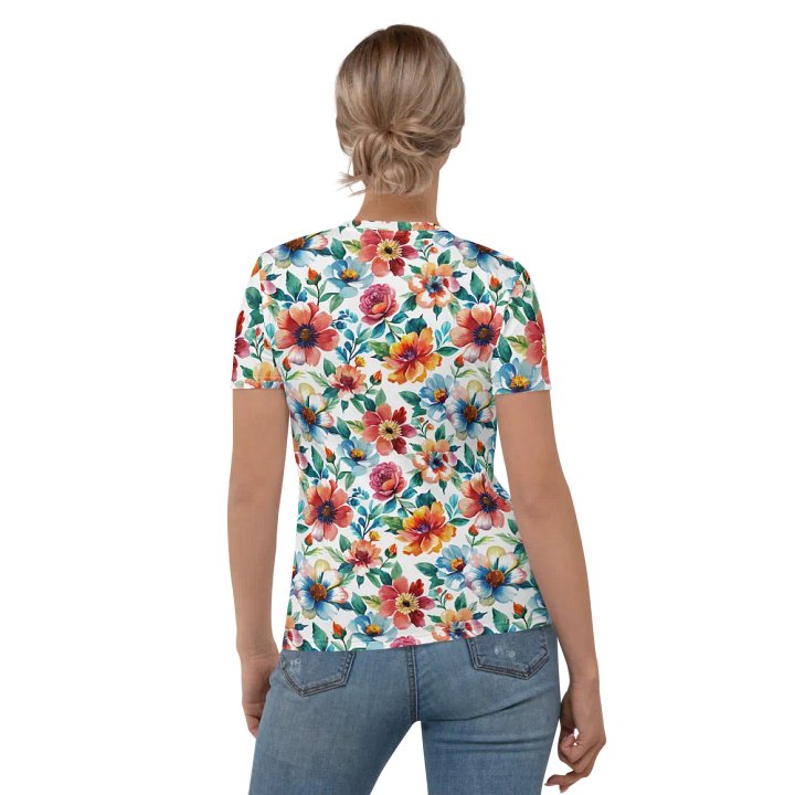Floral Fantasy Women's Crew Neck T-Shirt product image (2)