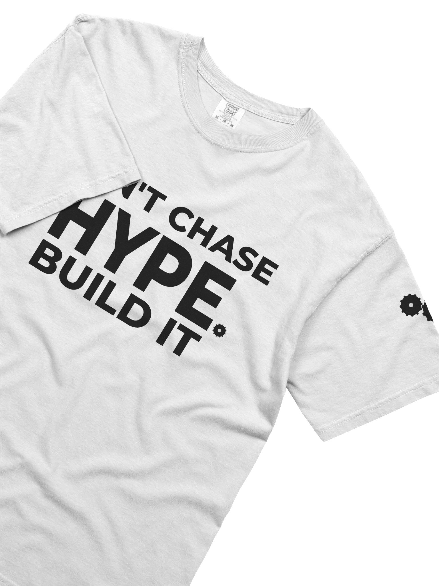 Don't Chase The Hype Relaxed Fit Tee - black logo product image (23)