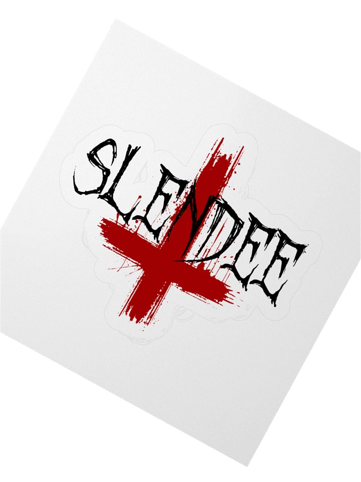 Cross Splatter Kiss Cut Stickers product image (4)