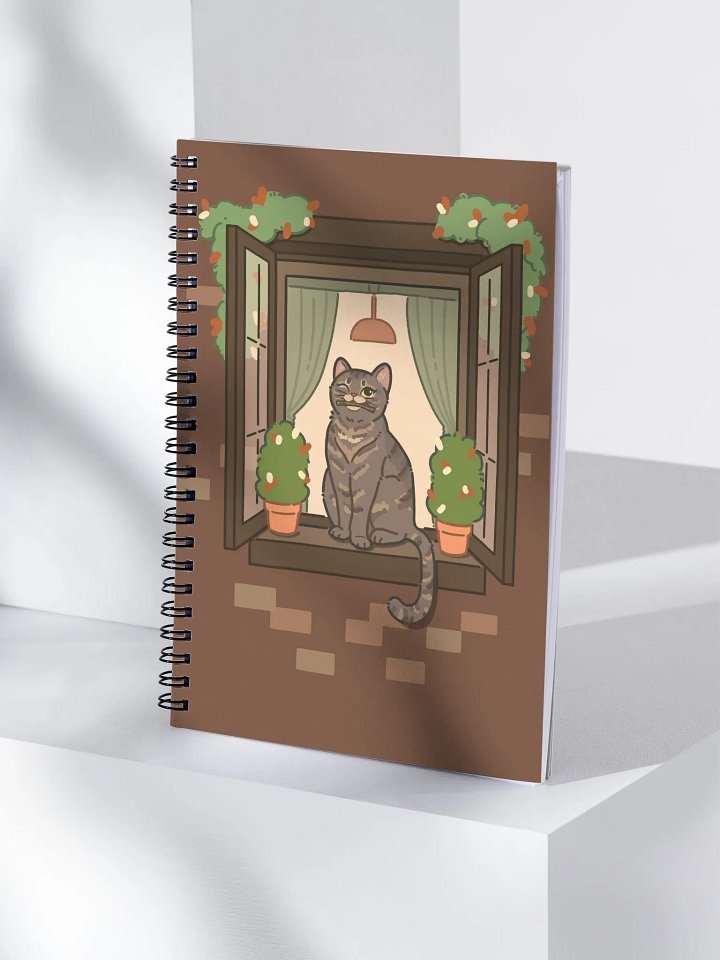 Misty’s Window- Kit's Cats X Tas illustrations Notebook product image (1)