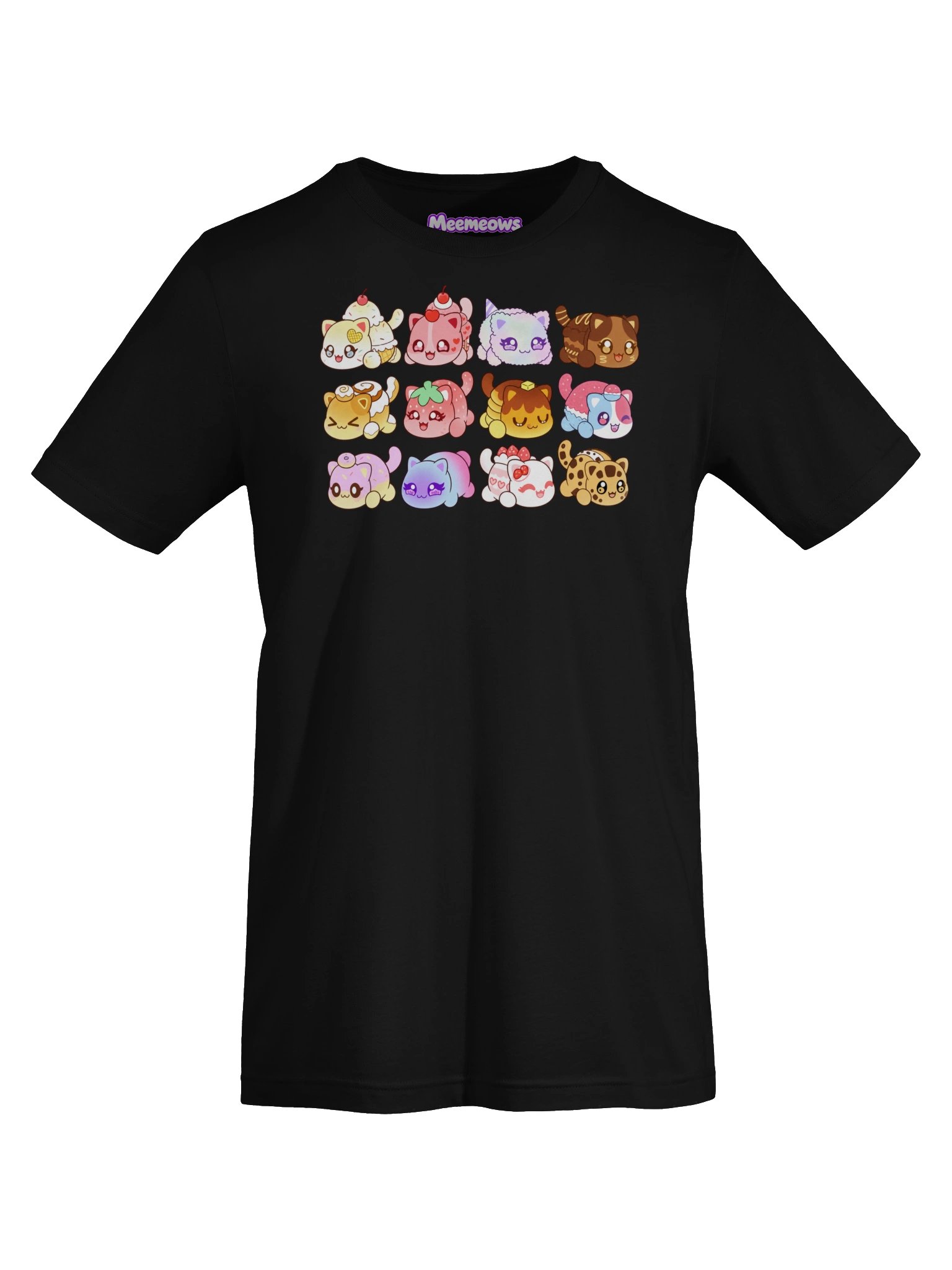 Meemeows Dessert Cat T-Shirt – 12 Cute Kawaii Kitties product image (5)
