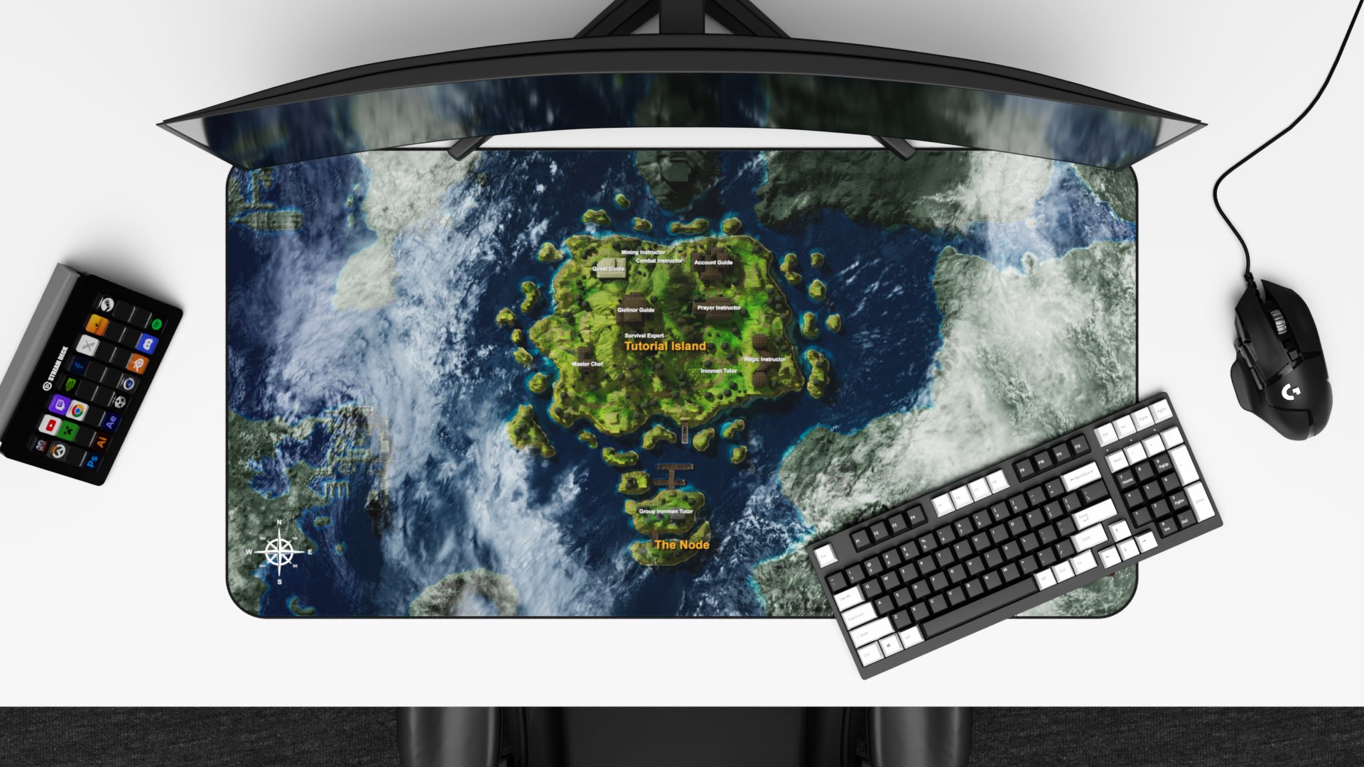 Detailed Tutorial Island Desk Mat product image (2)