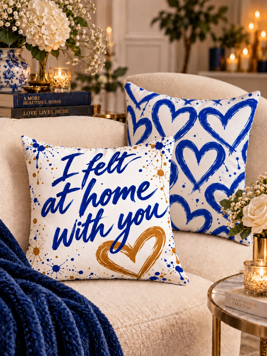 I Felt at Home With You” Accent Pillow — Eternal Love Collection product image (1)