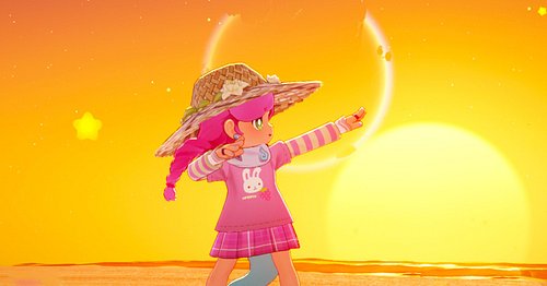 Such a magnificient sunset! And the planet seems so close, almost as if you could touch it with your fingertips! I love seein...