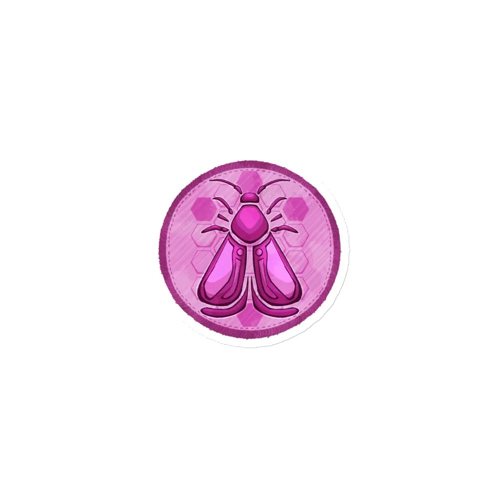 Magenta Moths Magnet product image (1)