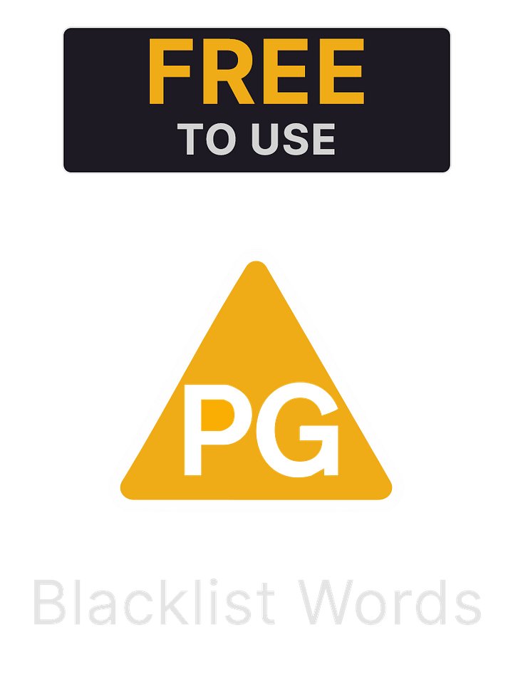 Blacklist Word List product image (1)