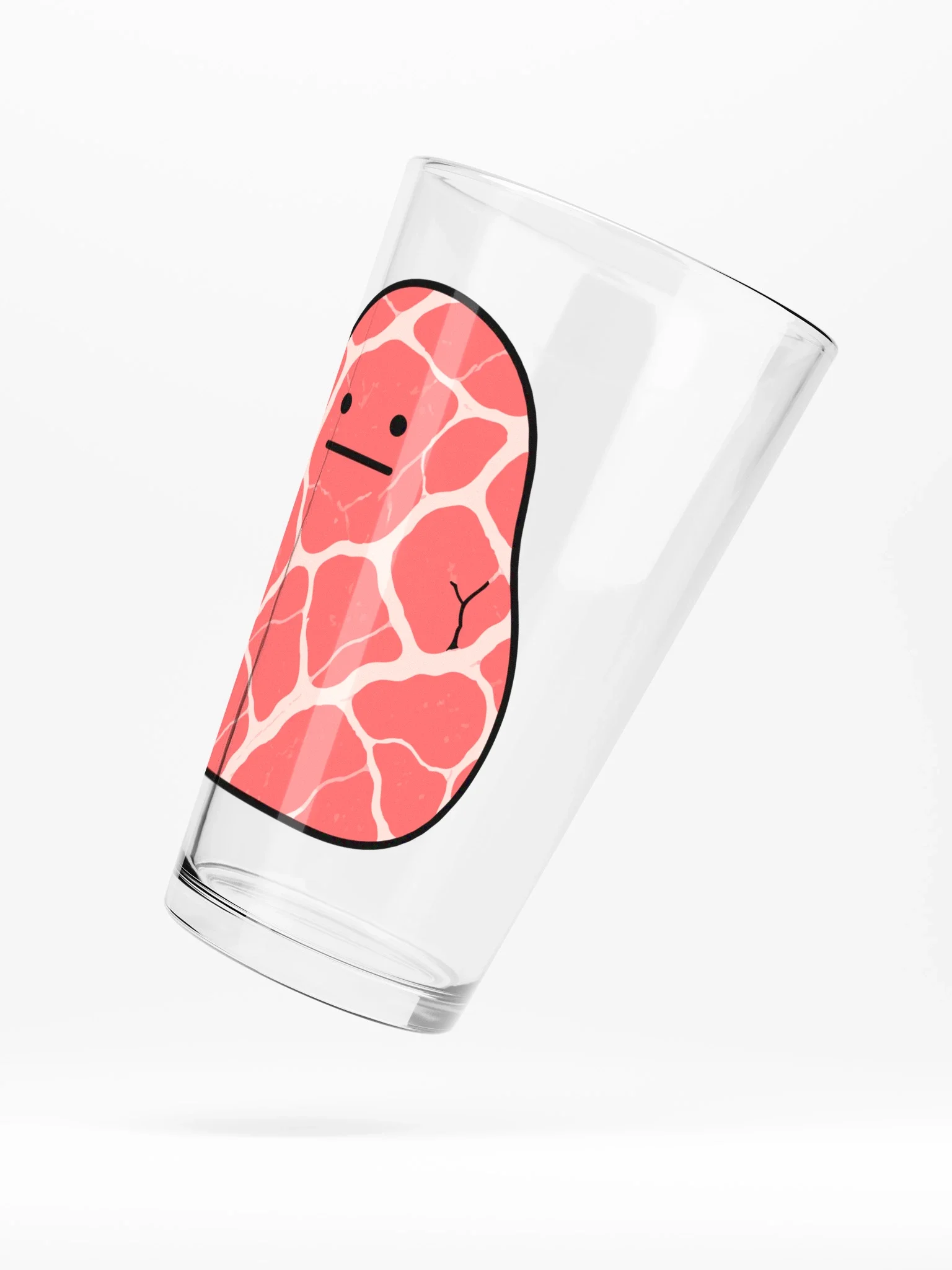 Steak Meat Shaker Pint Glass thumbnail 5