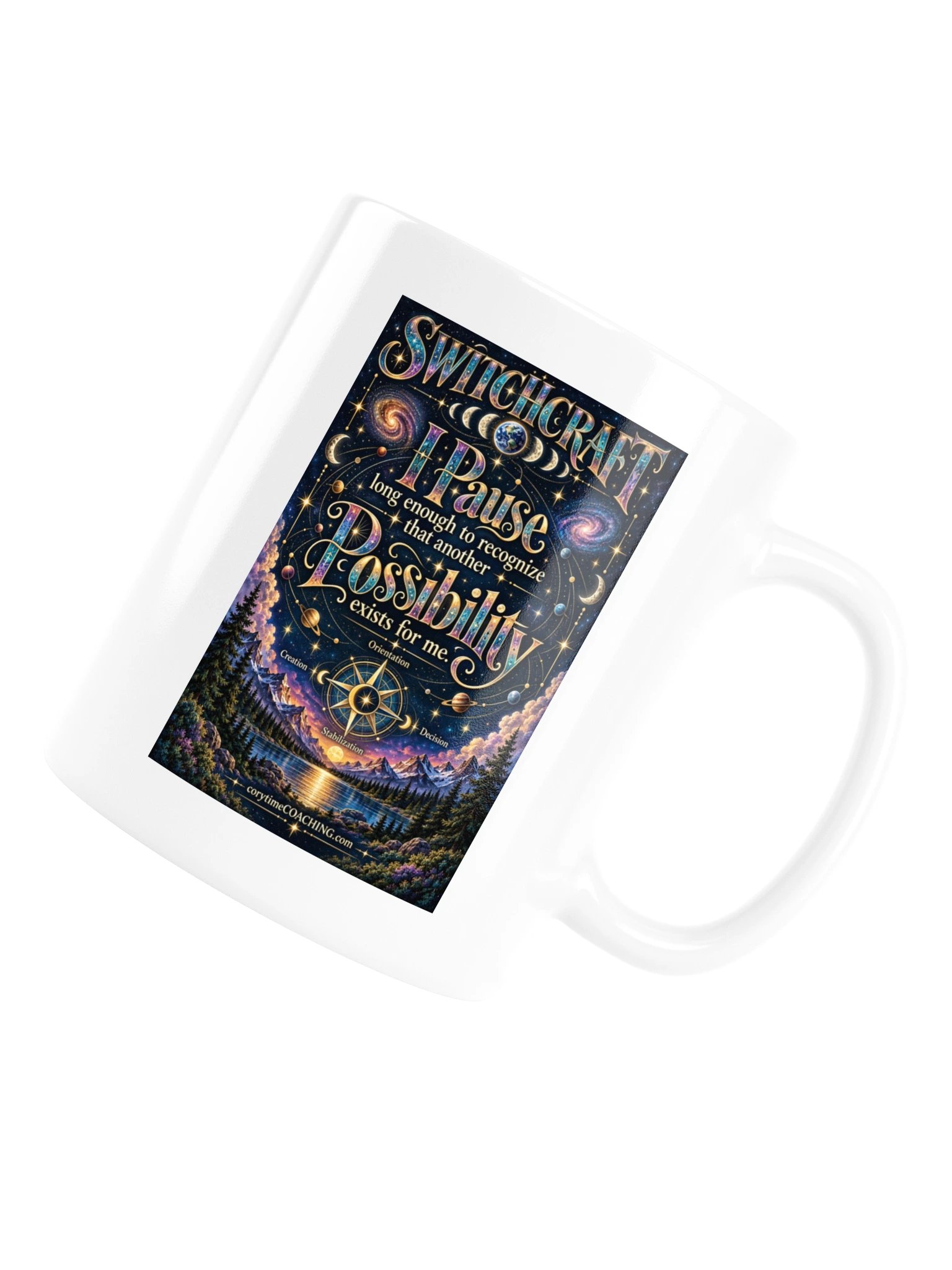 corytimeCOACHINGmerch SWITCHCRAFT White Glossy Mug product image (6)