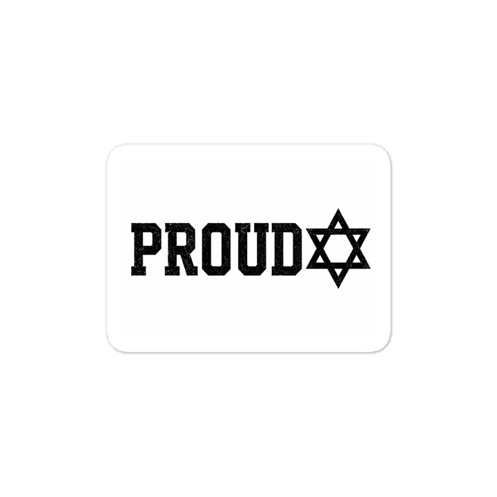 ׳PROUD׳ Sticker✡️ product image (1)