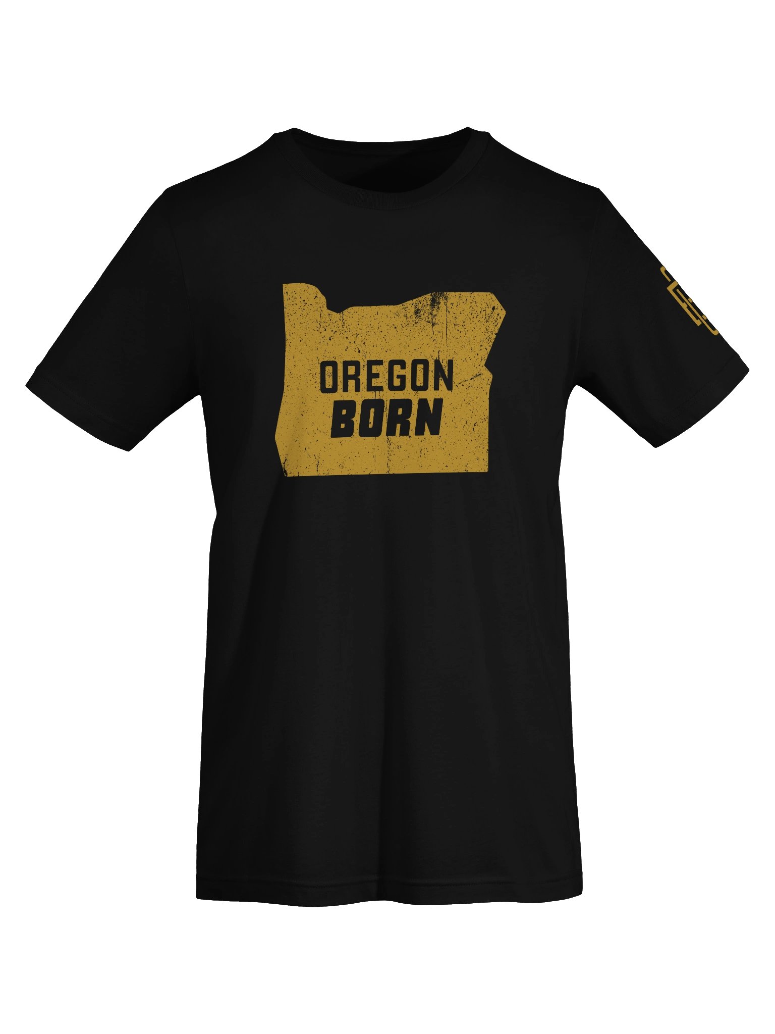 Oregon Born State Outline T-Shirt product image (7)