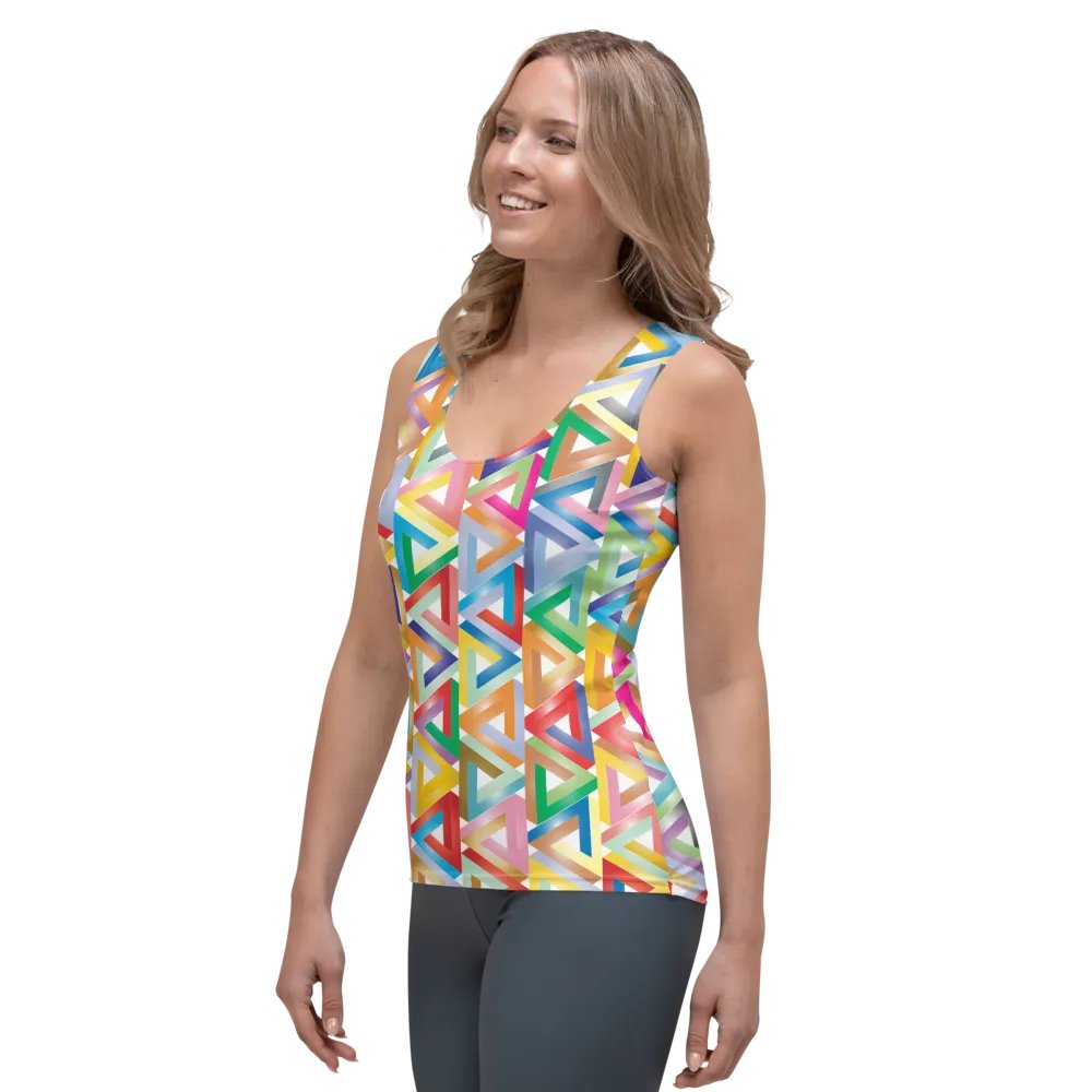 Rainbow Triangles Tank Top product image (3)