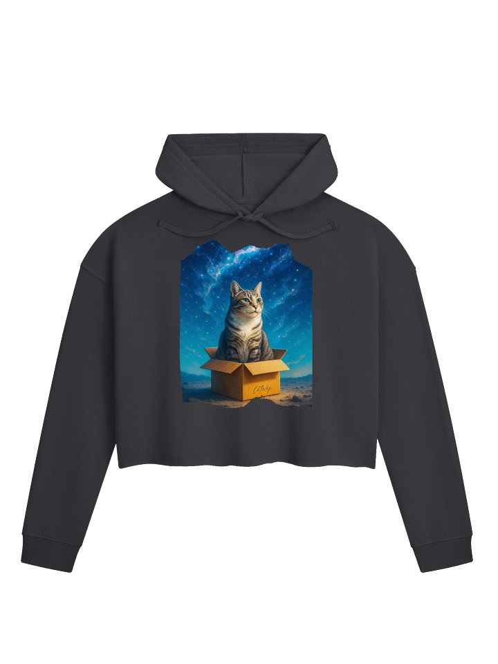 Catnip Cat Cropped Hoodie product image (5)