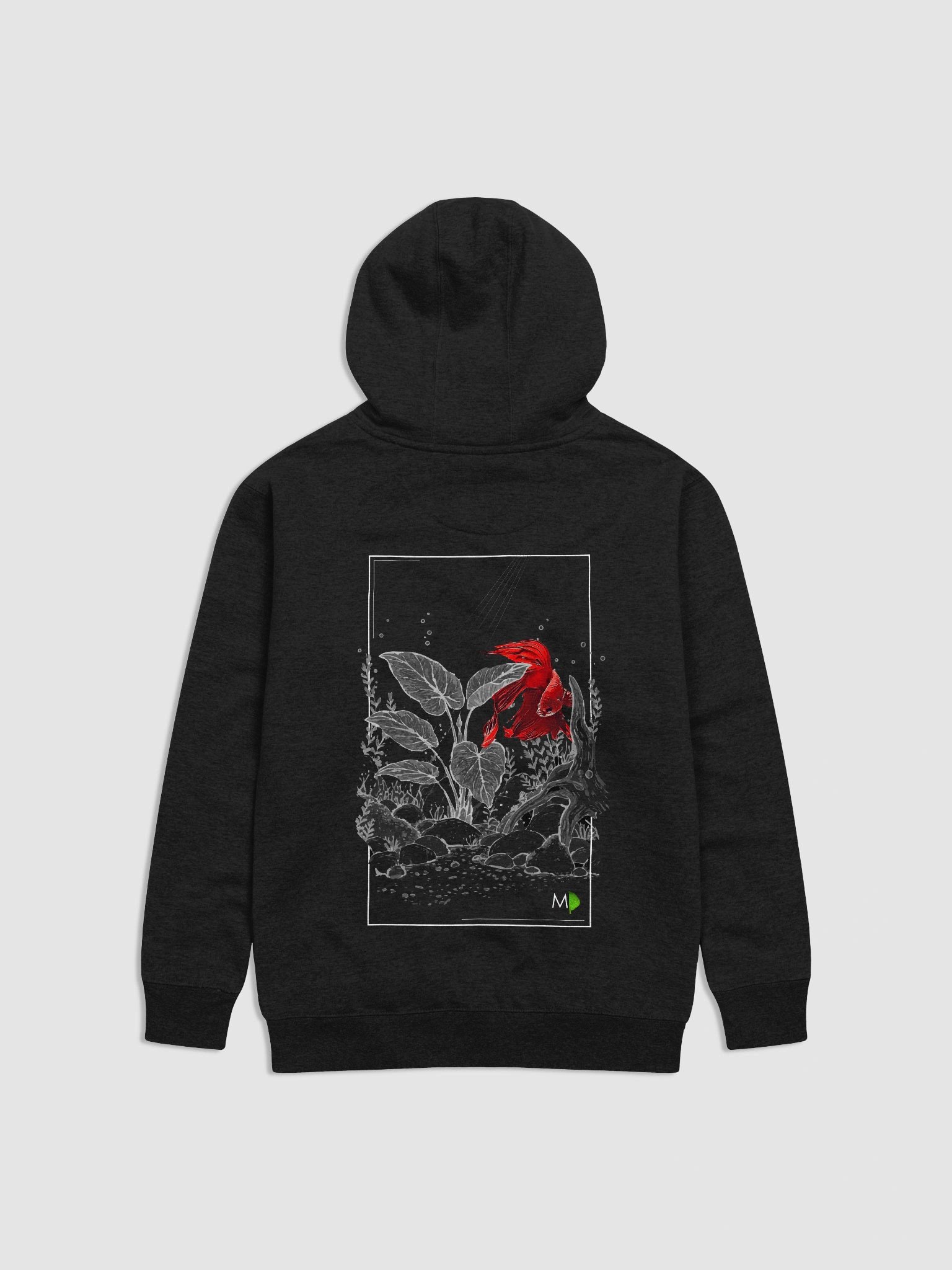 Naturalist - Red Betta BACK PRINT Hoodie product image (1)