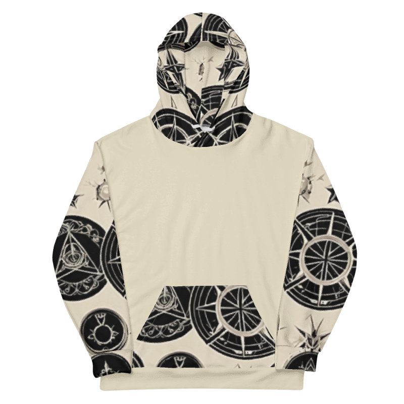 Cream & Black Symbology Hoodie product image (11)