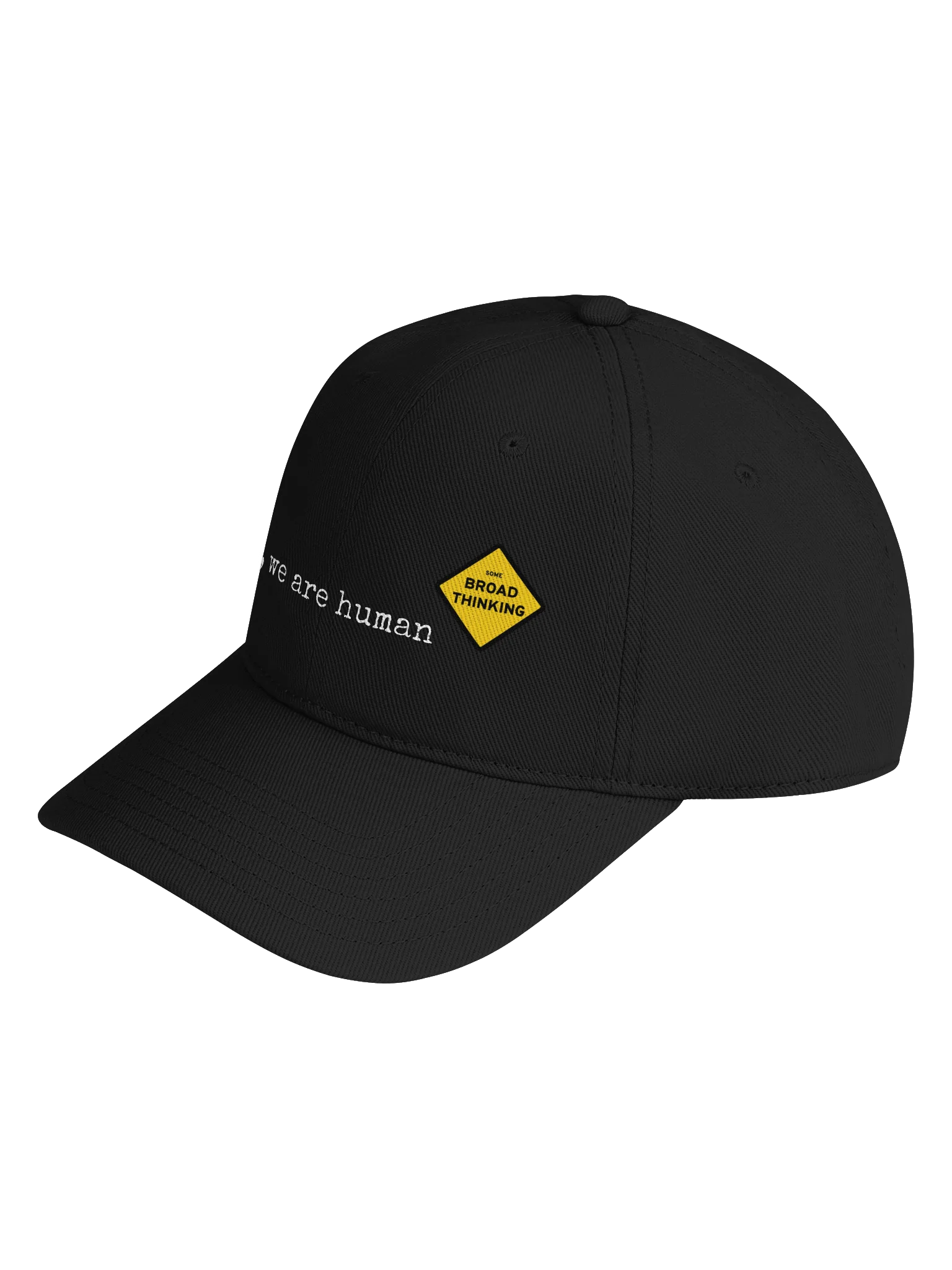 "first, we are human" Baseball Cap product image (3)