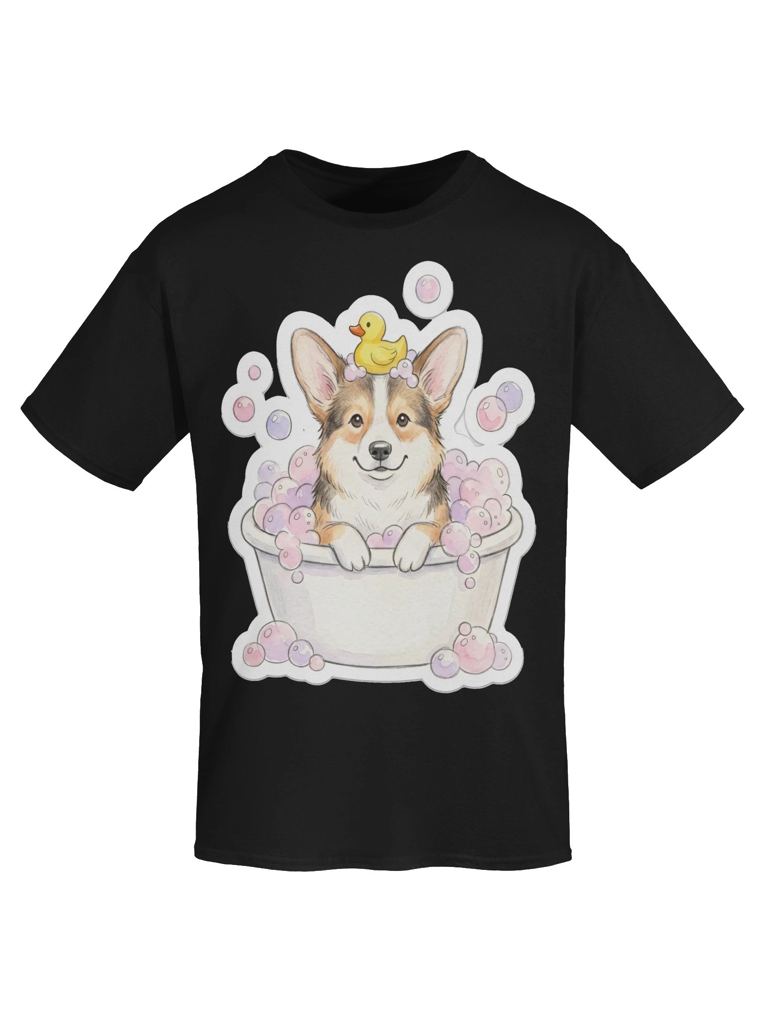 Bubble Bath Corgi Tee product image (17)
