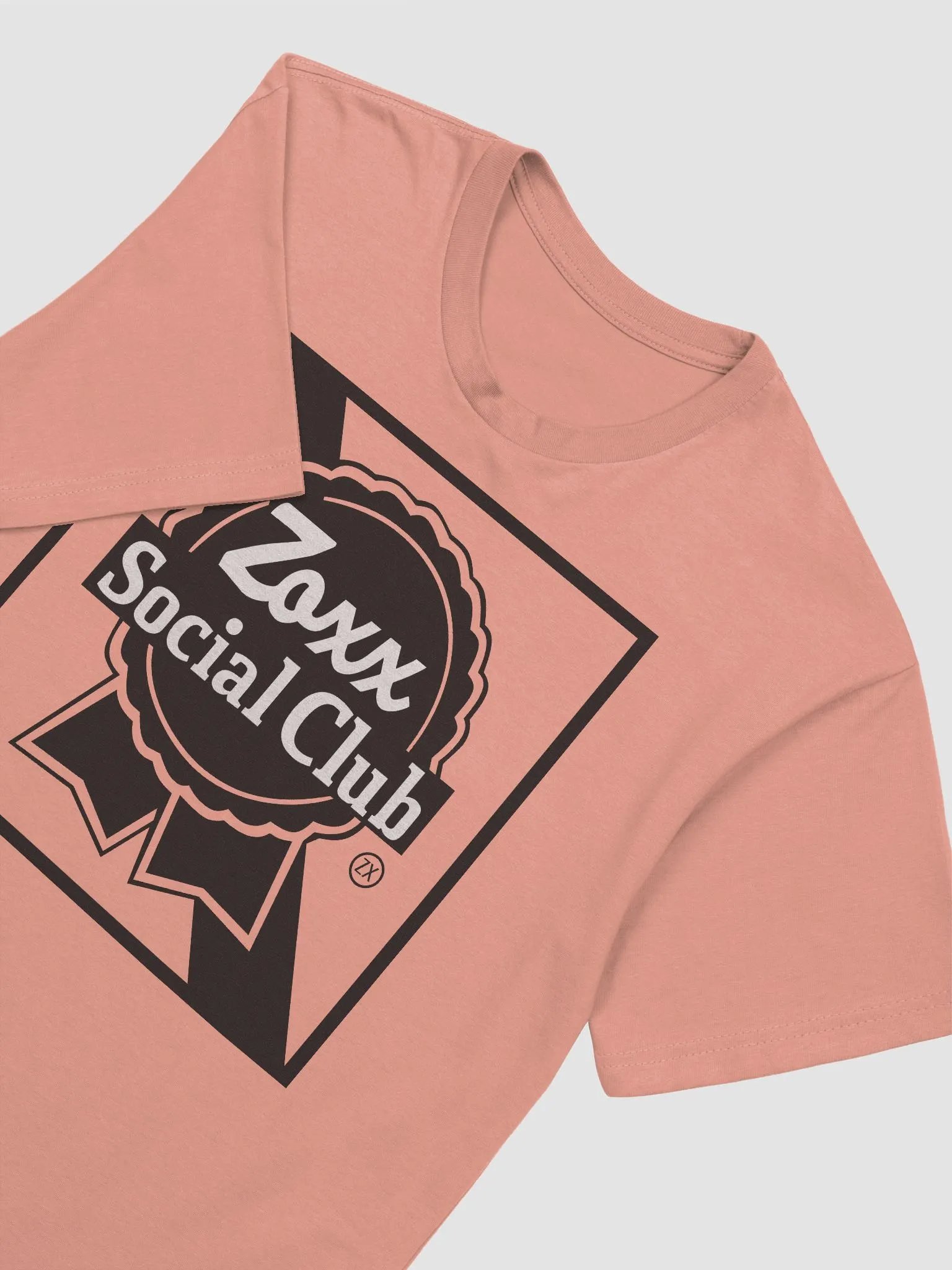 Zoxx Social Club PBR blk/white Next Level Supersoft T-Shirt product image (3)