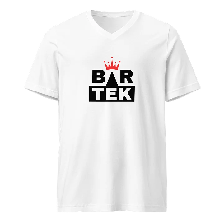 Bartek Cotton V-Neck Jersey T-Shirt - White product image (1)