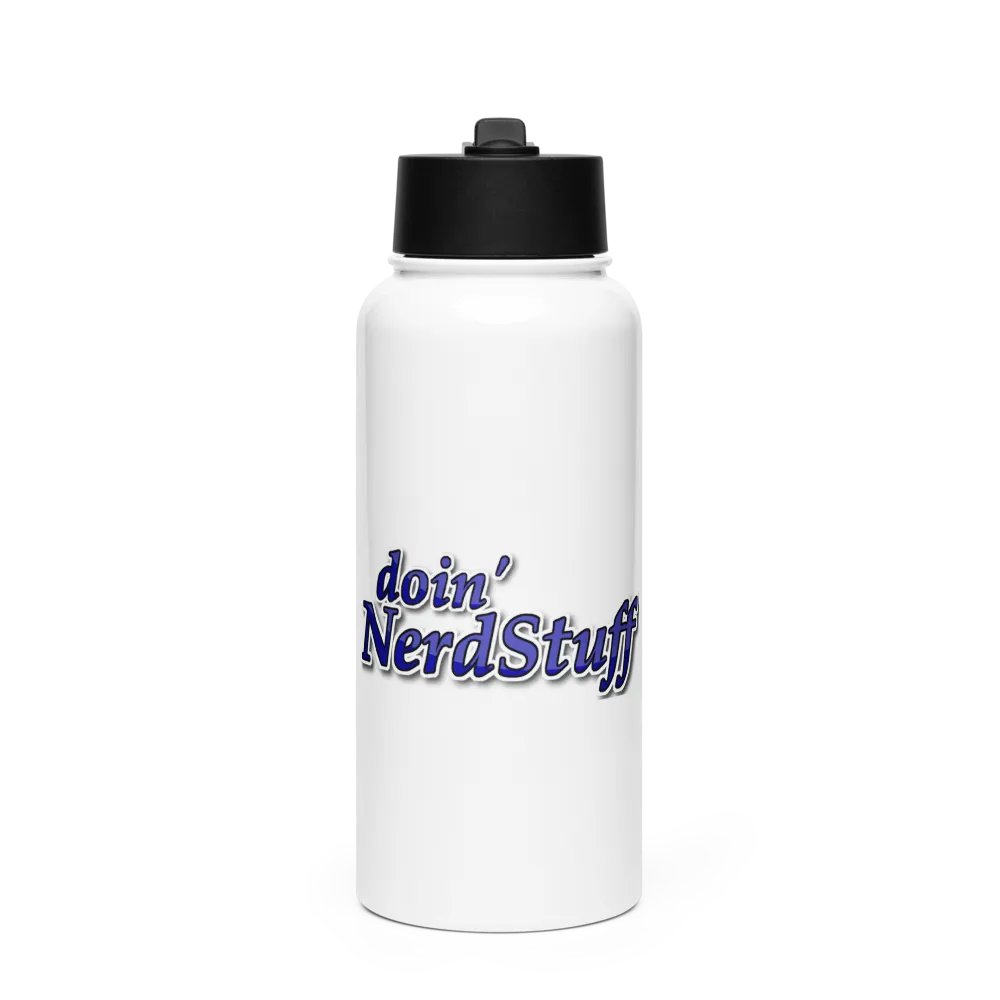 doin' NerdStuff Metal Cup w. Straw Lid product image (1)
