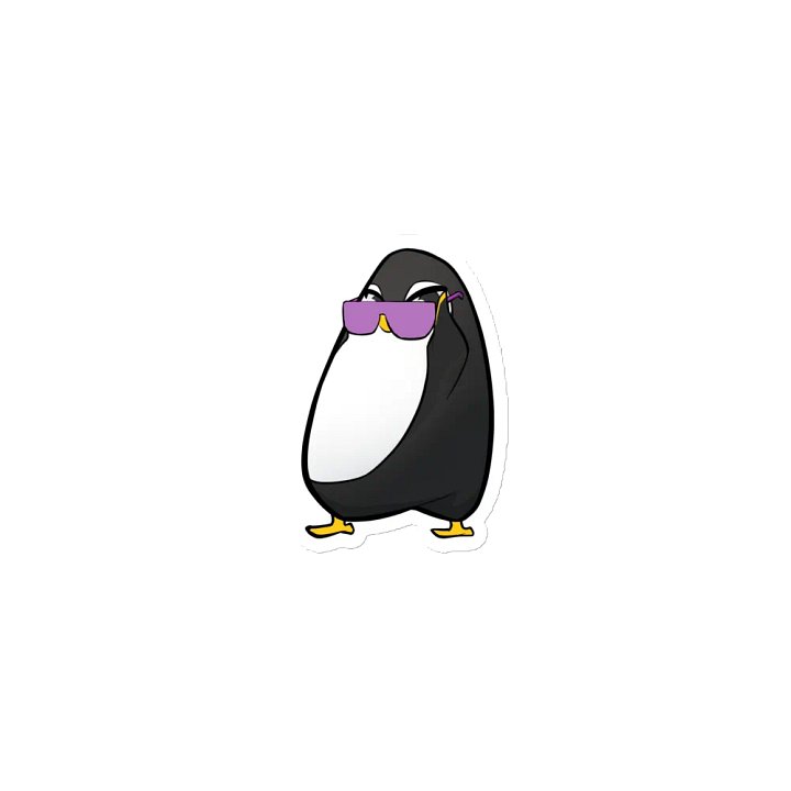 Diva Penguin Die-Cut Magnets product image (1)