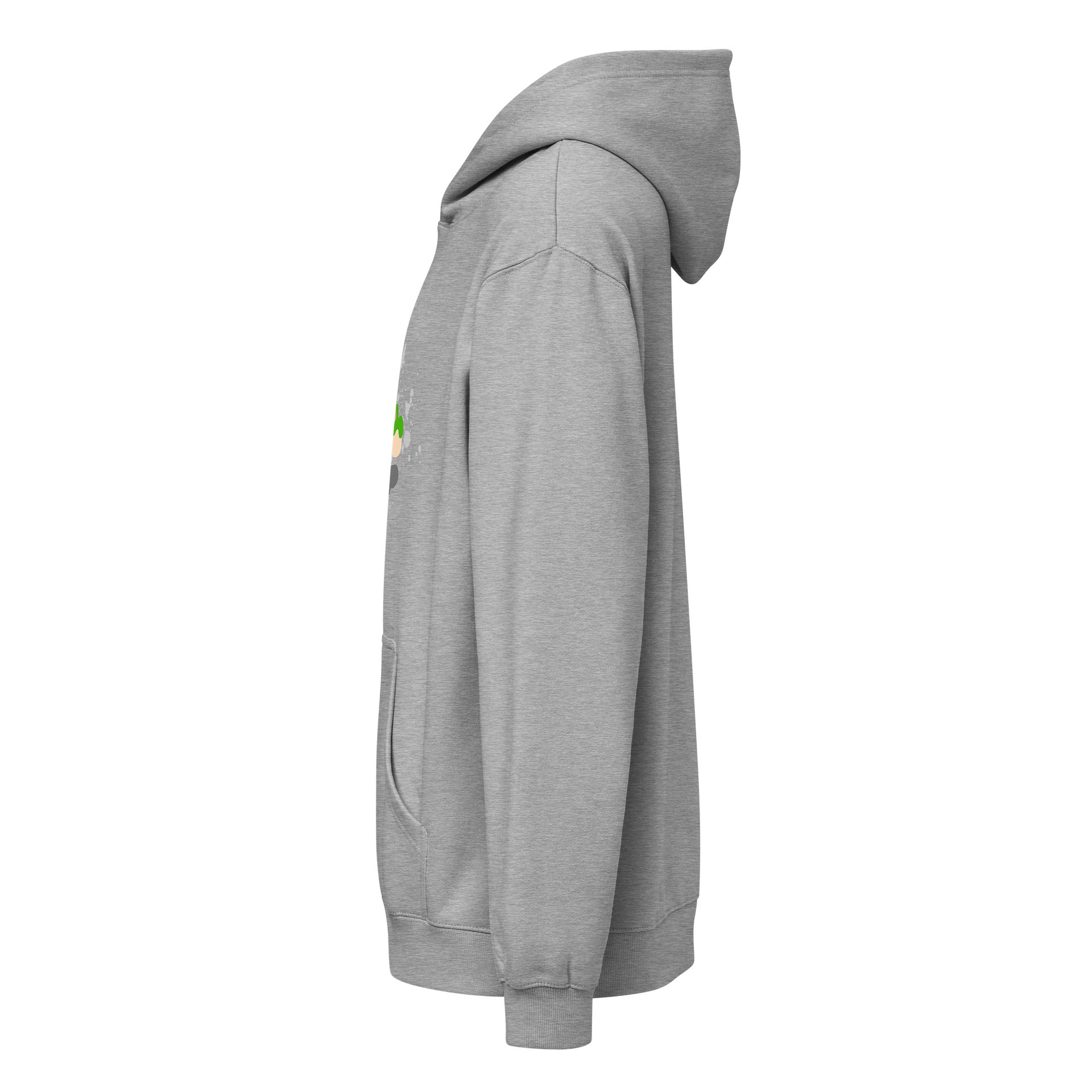 “Bob PH” grey box hoodie product image (3)