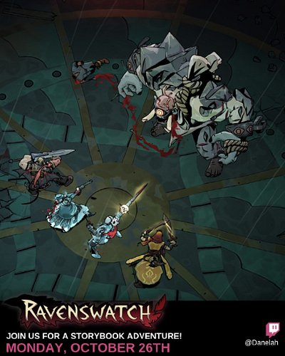 We are returning to Ravenswatch for more storybook adventures! #tribeofmisfits #gamenight #twitchcommunity  https://f.mtr.coo...
