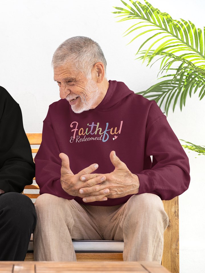 Faithful & Redeemed Gradient Gildan Hoodie product image (2)