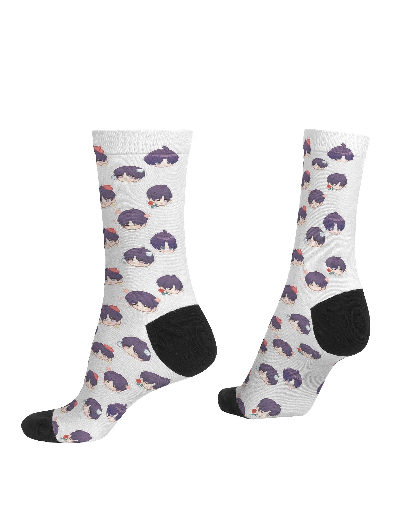 Rafayel Chibi Pattern Socks product image (4)