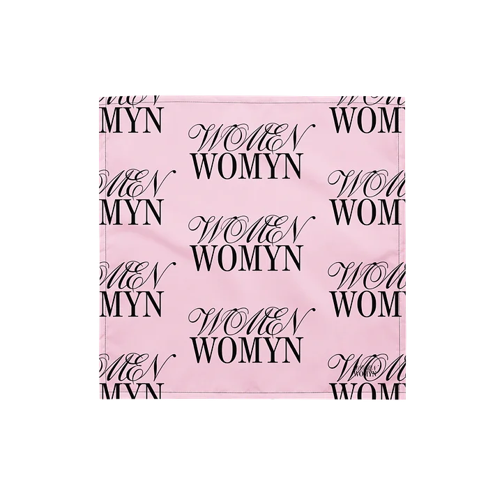 Two Words — WOMEN WOMYN Bandana product image (1)
