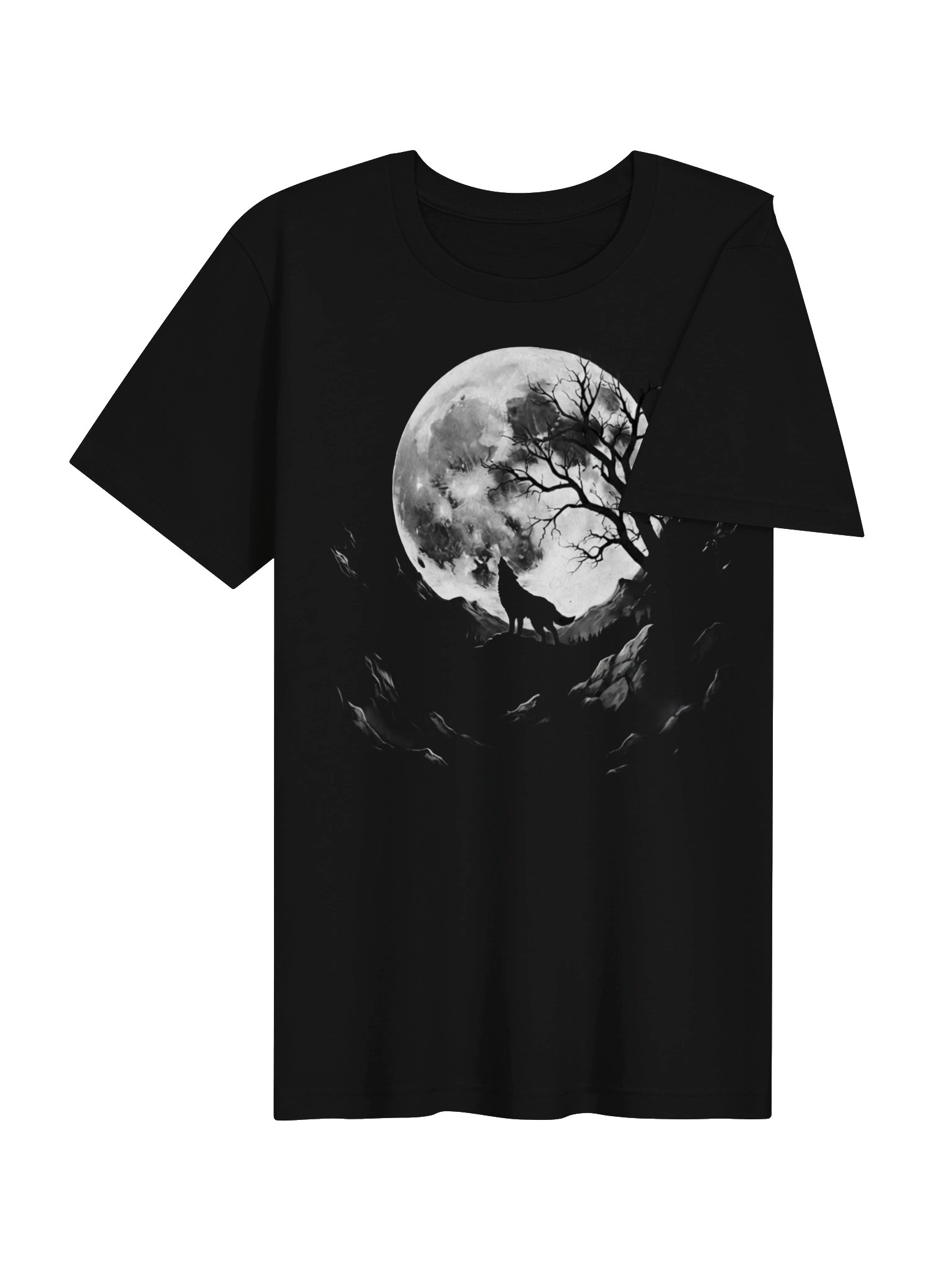Midnight Wolf Moon T-Shirt product image (4)