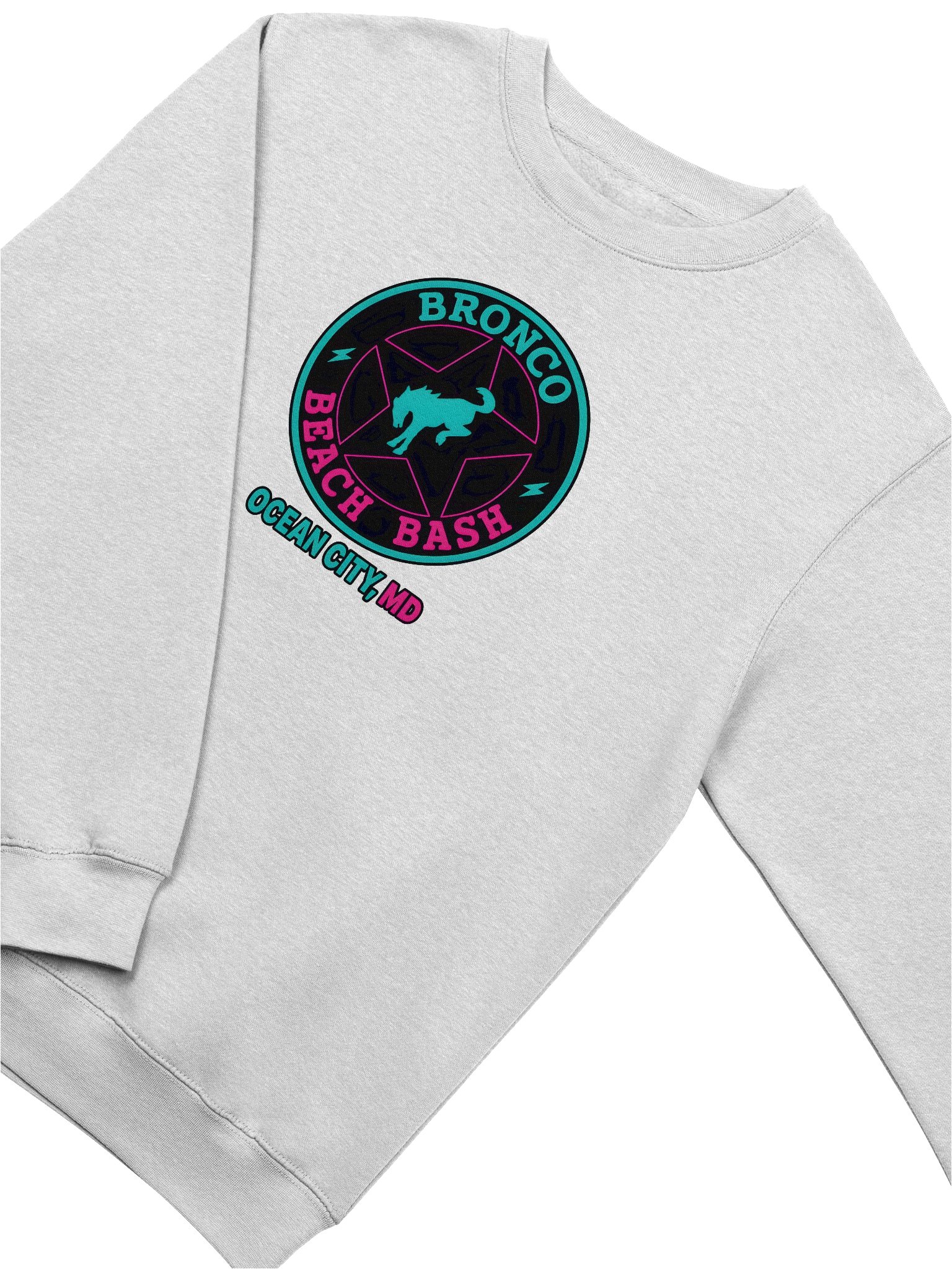 2025 Bronco Beach Bash Ocean City / Destination Bigfoot Bronco Collab Full Frontal/Full Send Sweatshirt (Multiple Colors Available) product image (16)