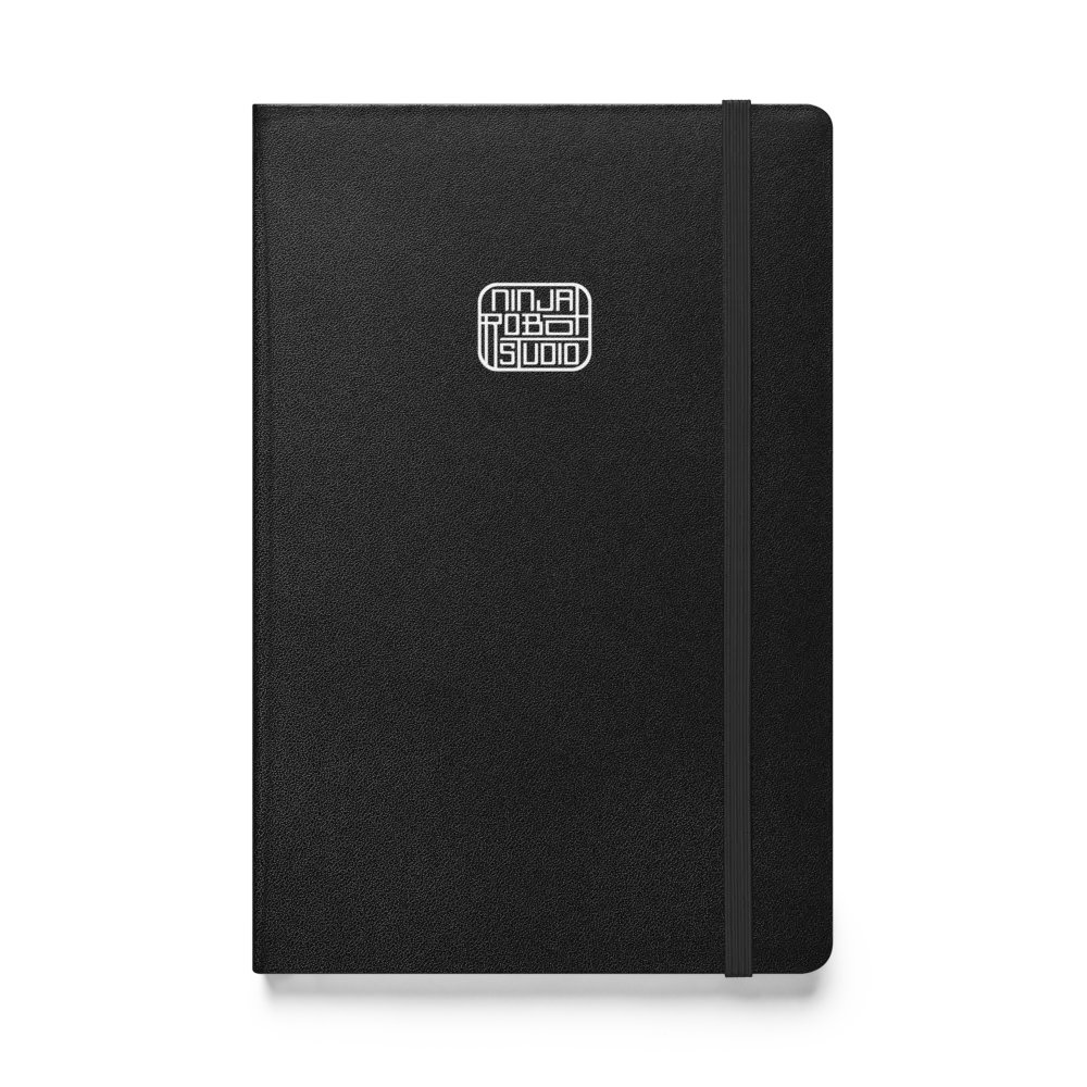Ninja Robot White Logo Notebook product image (1)