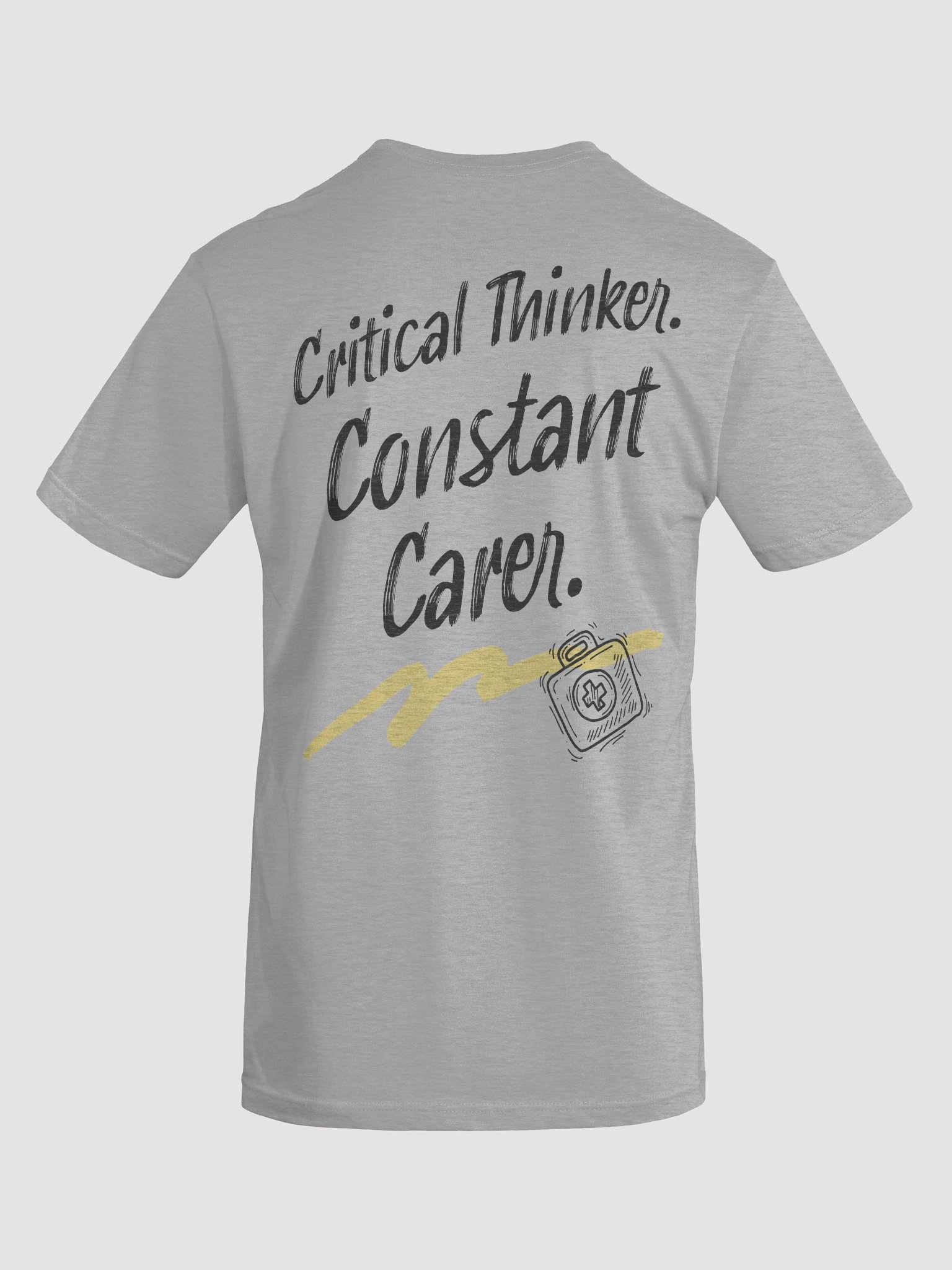 Critical Thinker. Constant Carer. T-Shirt product image (6)