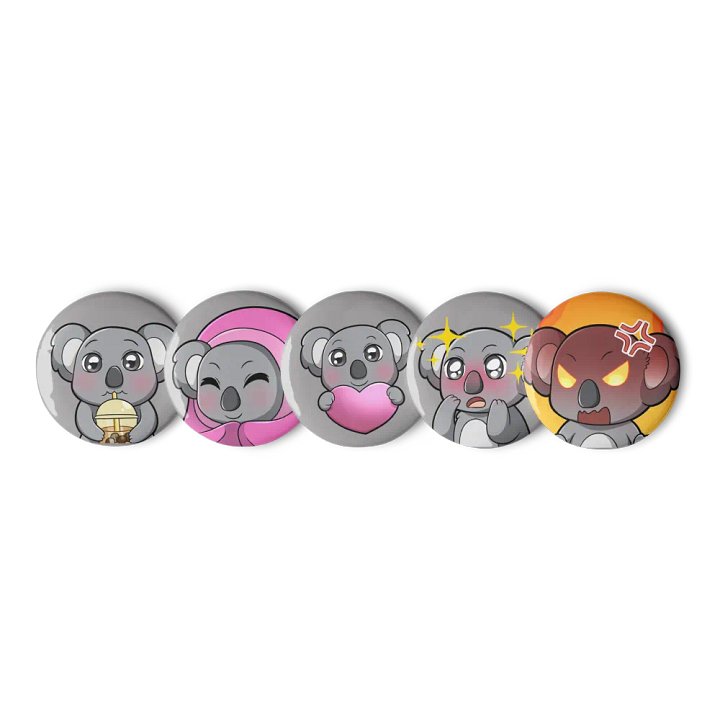 The 'OG' Koala Emote Pins product image (2)