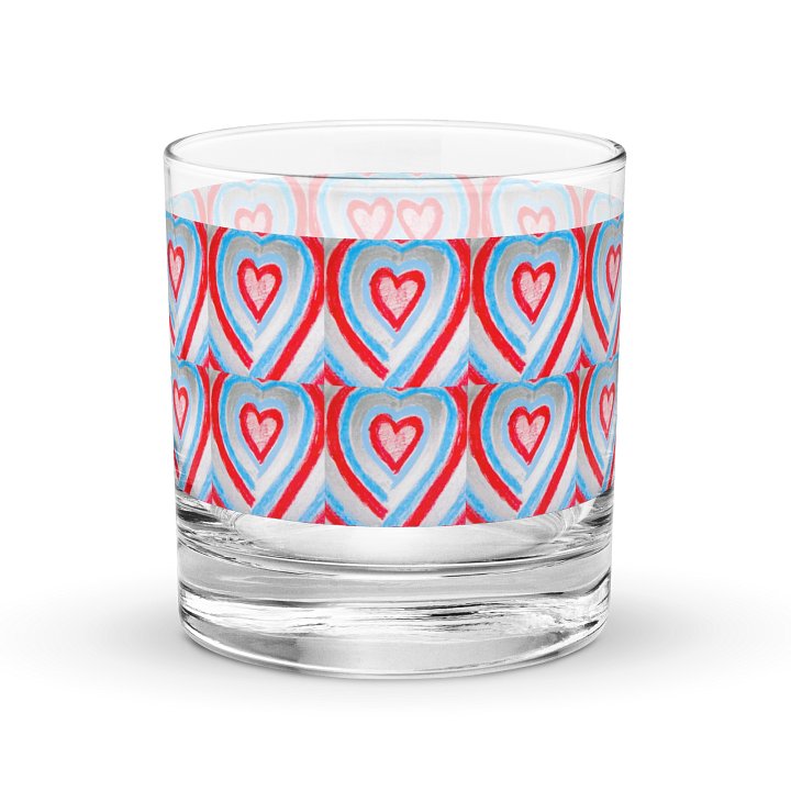 So Many Hearts on the Rocks Whiskey Glass Set product image (1)