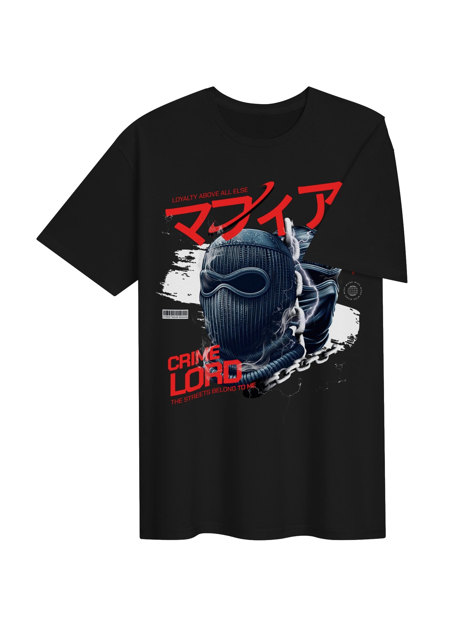 Crime Lord Balaclava Graphic Unisex Softstyle T-Shirt product image (3)