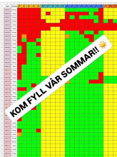 🚐☀️ NU HOPPAS VI ATT NI FYLLER VÅRA PLATSER I SOMMAR! ☀️🚐

Det här är vår onlinekalender och vi hoppas att många av de gröna ...