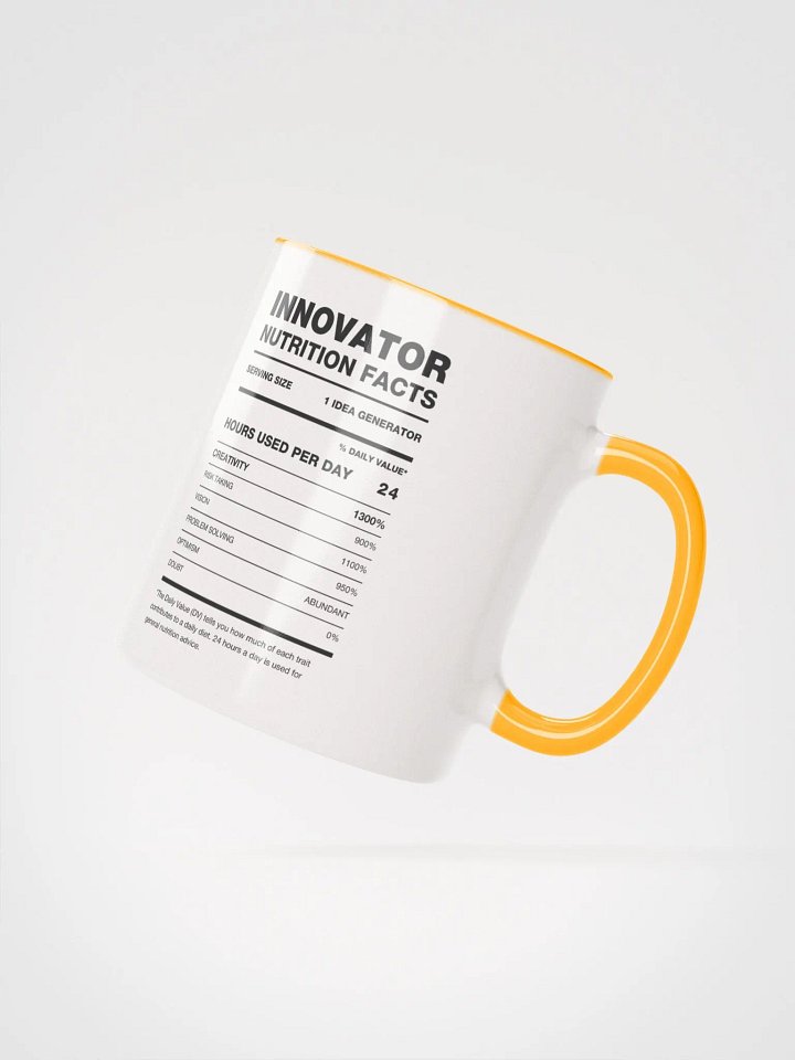 INNOVATOR Nutrition Facts Ceramic Mug product image (2)