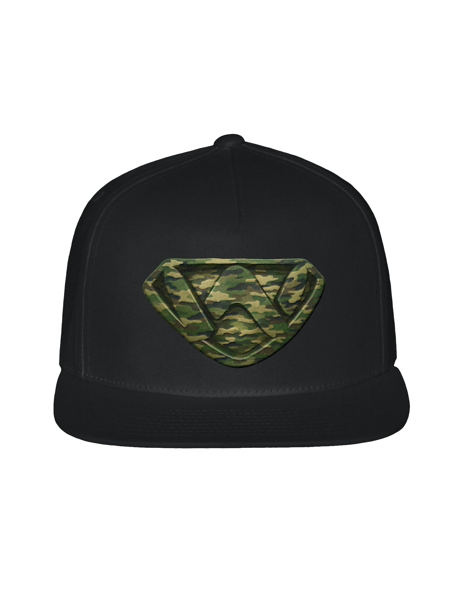 Wak4863 Logo Snapback Hat – Camo Edition product image (1)
