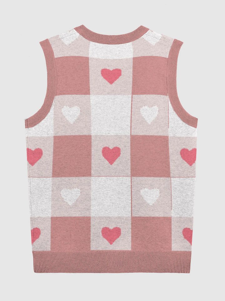 TeddyChan Plaid Vest - Pink product image (8)