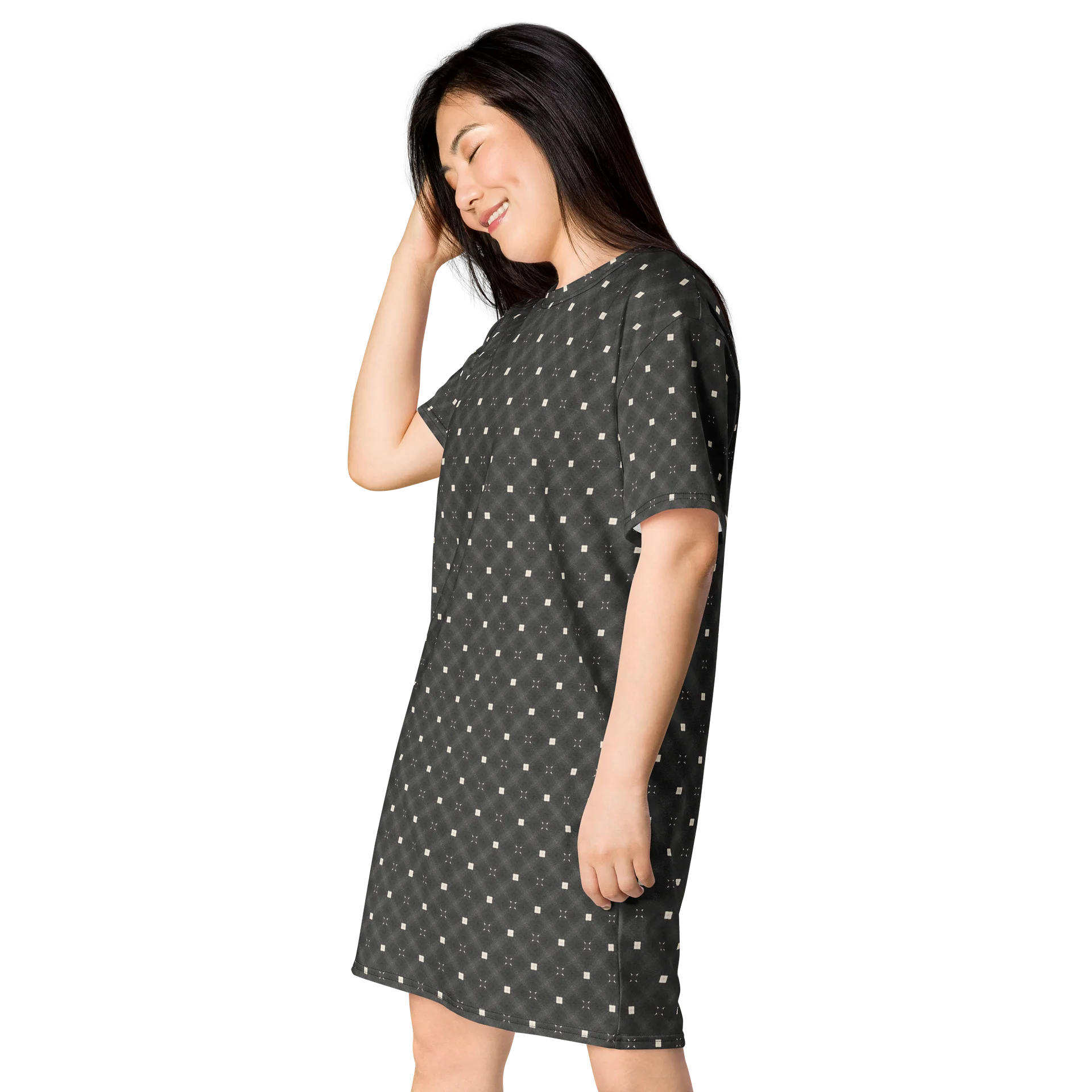 Signature Ink All-Over Print T-Shirt Dress product image (6)